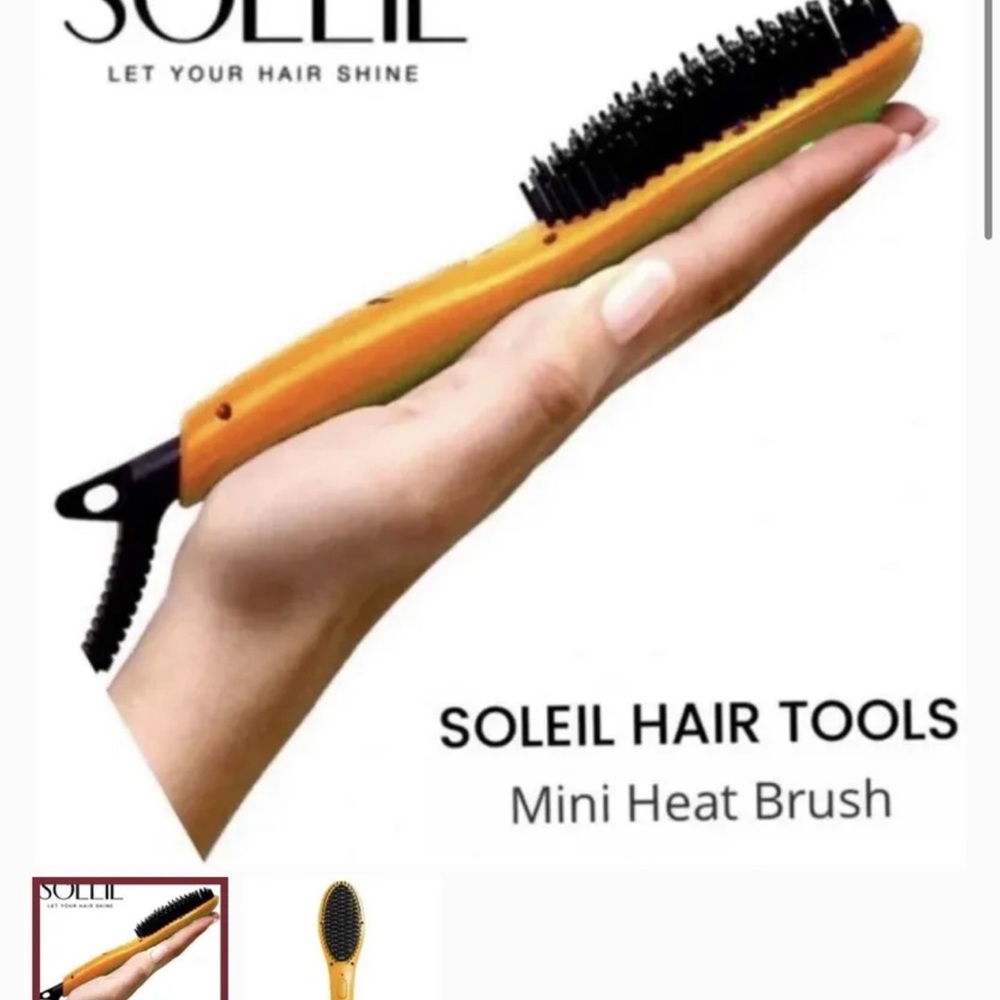 ⭐️SOLEIL MINI HEAT BRUSH W DISC SHIPPING⭐️
